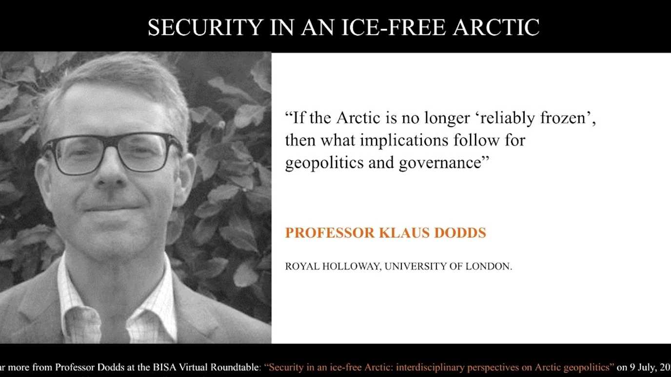 Security in an ice free Arctic Klaus Dodds