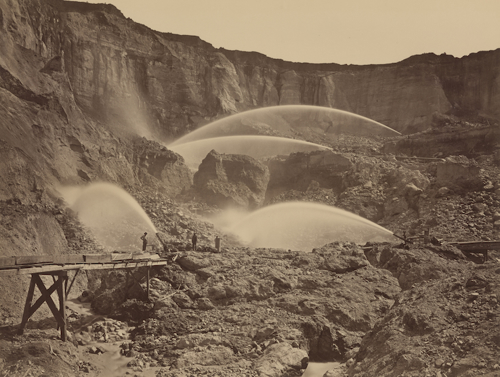 Carleton Watkins, Malakoff Diggins, Nevada County, California. 1871. Albumen print. The Bancroft Library. University of California, Berkeley