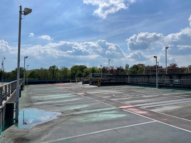 Multi storey car park Top level